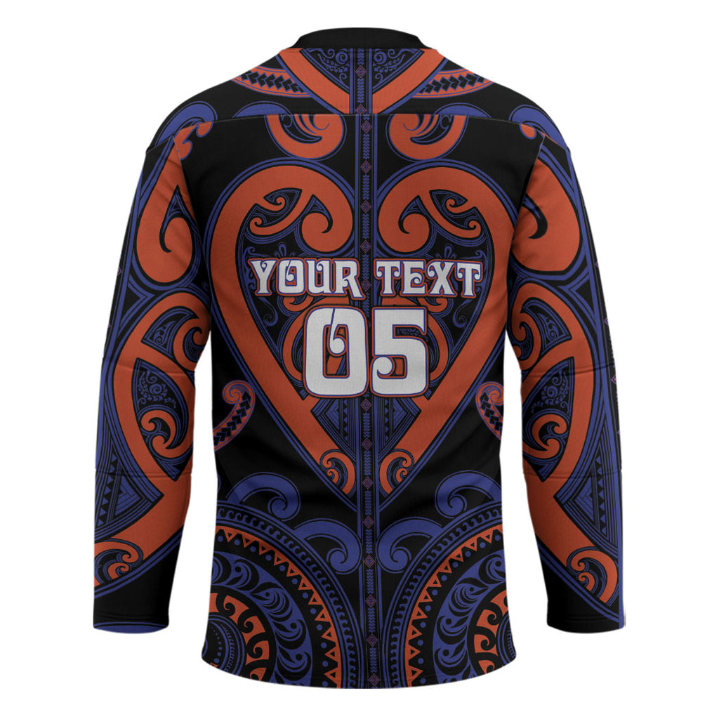 Custom Aotearoa Whakatohea Hockey Jersey Maori Tribal Pattern