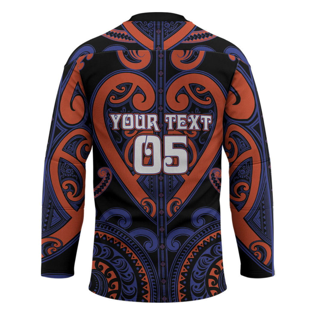 Custom Aotearoa Whakatohea Hockey Jersey Maori Tribal Pattern