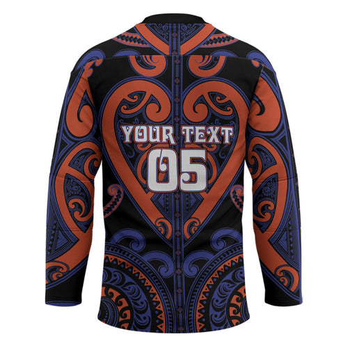 Custom Aotearoa Whakatohea Hockey Jersey Maori Tribal Pattern