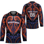 Custom Aotearoa Whakatohea Hockey Jersey Maori Tribal Pattern