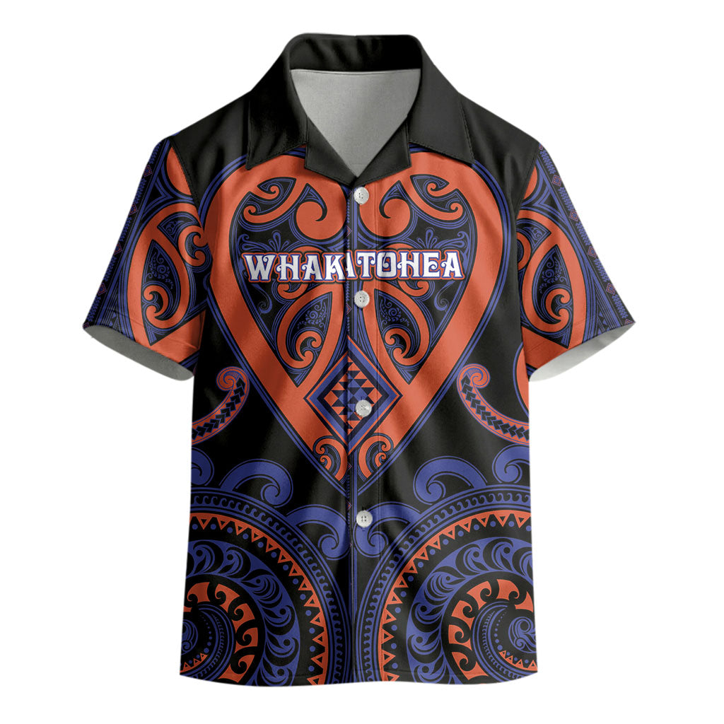Custom Aotearoa Whakatohea Kid Hawaiian Shirt Maori Tribal Pattern