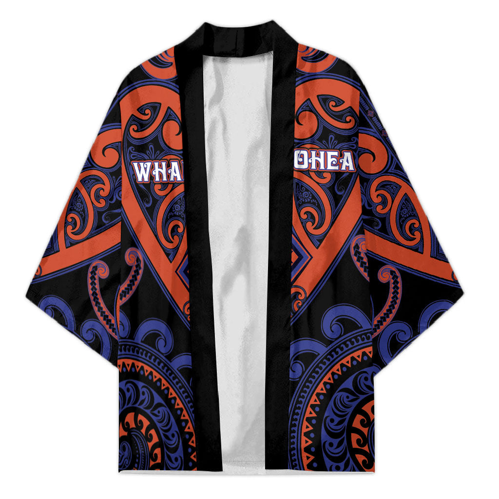 Custom Aotearoa Whakatohea Kimono Maori Tribal Pattern