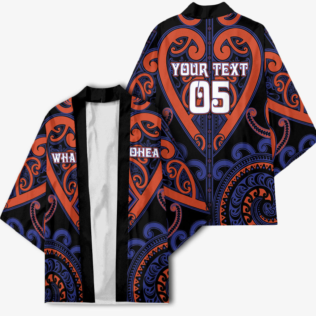 Custom Aotearoa Whakatohea Kimono Maori Tribal Pattern