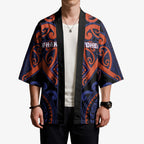 Custom Aotearoa Whakatohea Kimono Maori Tribal Pattern