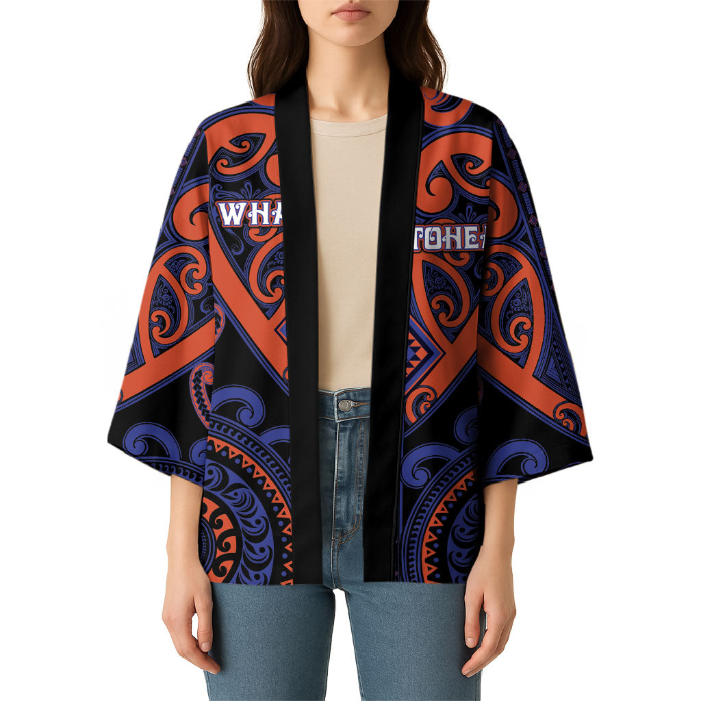 Custom Aotearoa Whakatohea Kimono Maori Tribal Pattern