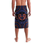 Custom Aotearoa Whakatohea Lavalava Maori Tribal Pattern