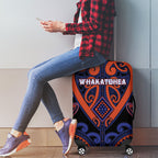 Aotearoa Whakatohea Luggage Cover Maori Tribal Pattern