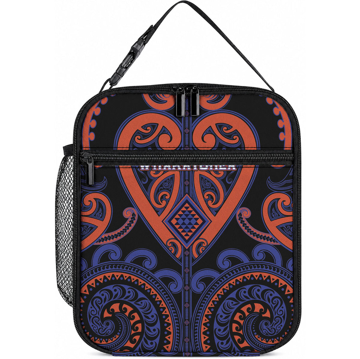 Aotearoa Whakatohea Lunch Bag Maori Tribal Pattern