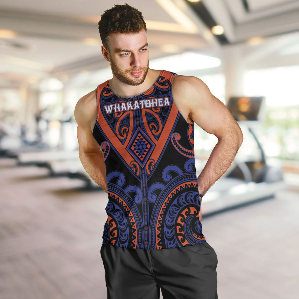 Custom Aotearoa Whakatohea Men Tank Top Maori Tribal Pattern