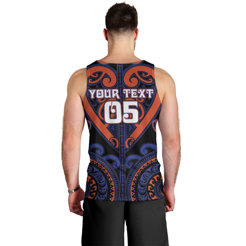 Custom Aotearoa Whakatohea Men Tank Top Maori Tribal Pattern