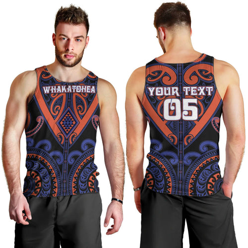 Custom Aotearoa Whakatohea Men Tank Top Maori Tribal Pattern