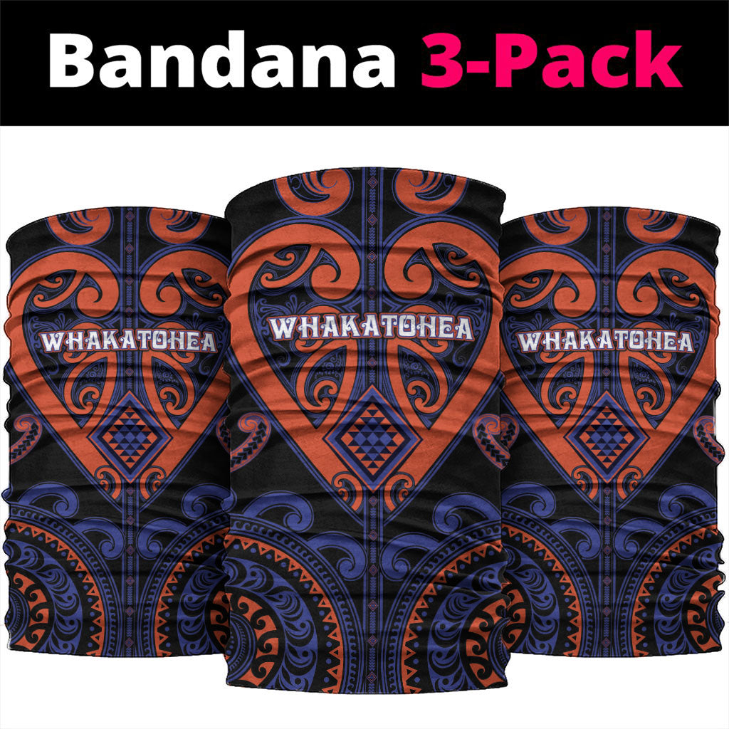 Aotearoa Whakatohea Neck Gaiter Maori Tribal Pattern