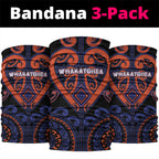 Aotearoa Whakatohea Neck Gaiter Maori Tribal Pattern