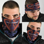 Aotearoa Whakatohea Neck Gaiter Maori Tribal Pattern