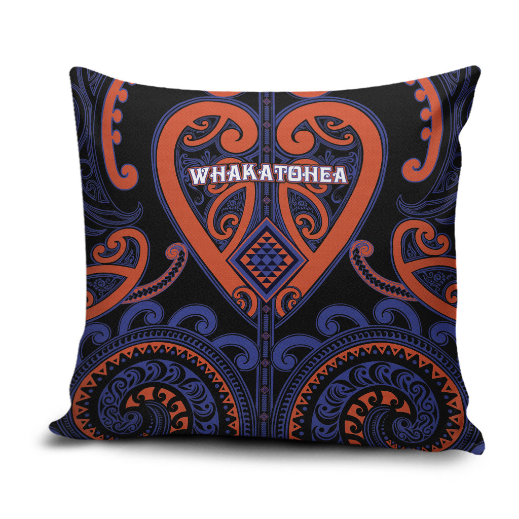 Aotearoa Whakatohea Pillow Cover Maori Tribal Pattern