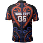 Custom Aotearoa Whakatohea Polo Shirt Maori Tribal Pattern
