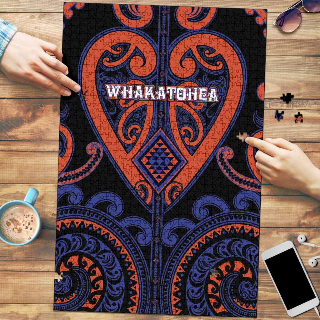 Aotearoa Whakatohea Puzzle Maori Tribal Pattern