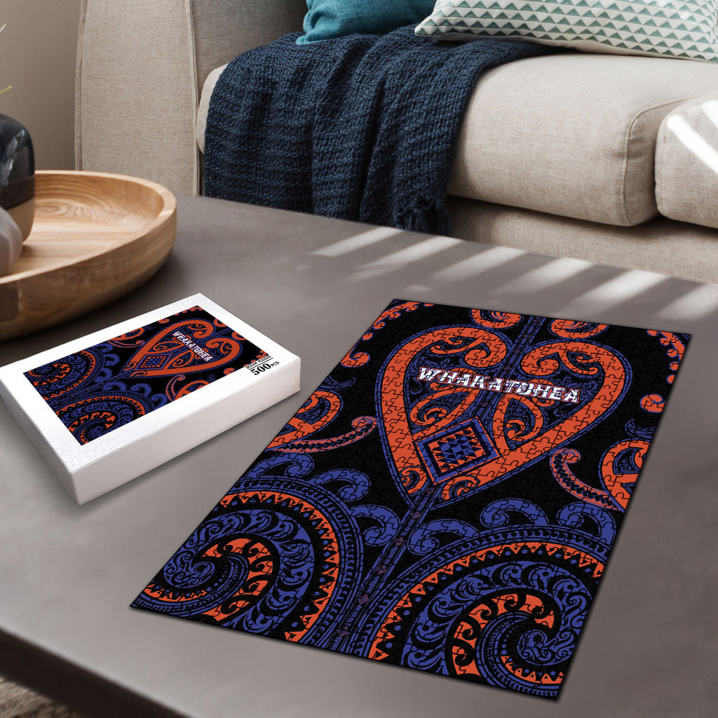 Aotearoa Whakatohea Puzzle Maori Tribal Pattern