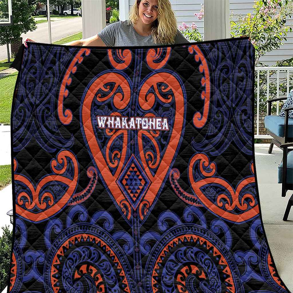 Aotearoa Whakatohea Quilt Maori Tribal Pattern