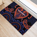 Aotearoa Whakatohea Rubber Doormat Maori Tribal Pattern