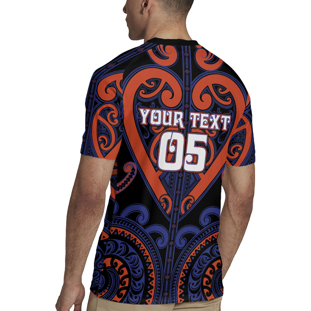 Custom Aotearoa Whakatohea Rugby Jersey Maori Tribal Pattern