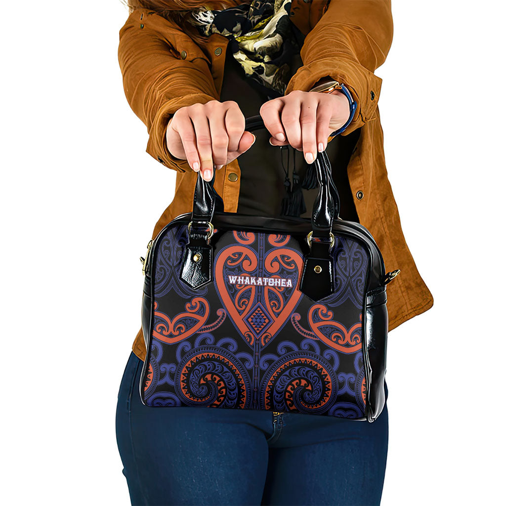 Aotearoa Whakatohea Shoulder Handbag Maori Tribal Pattern