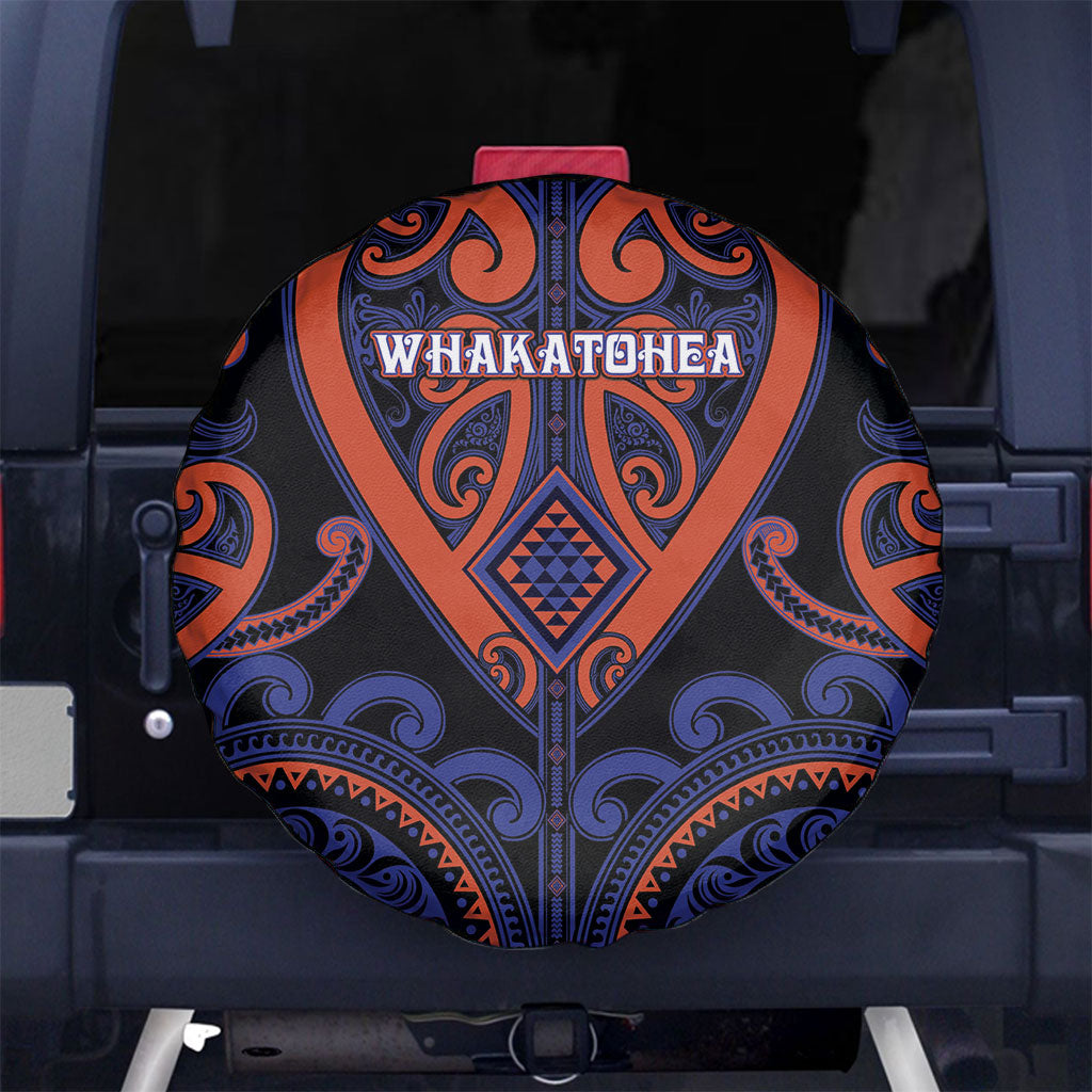 Aotearoa Whakatohea Spare Tire Cover Maori Tribal Pattern