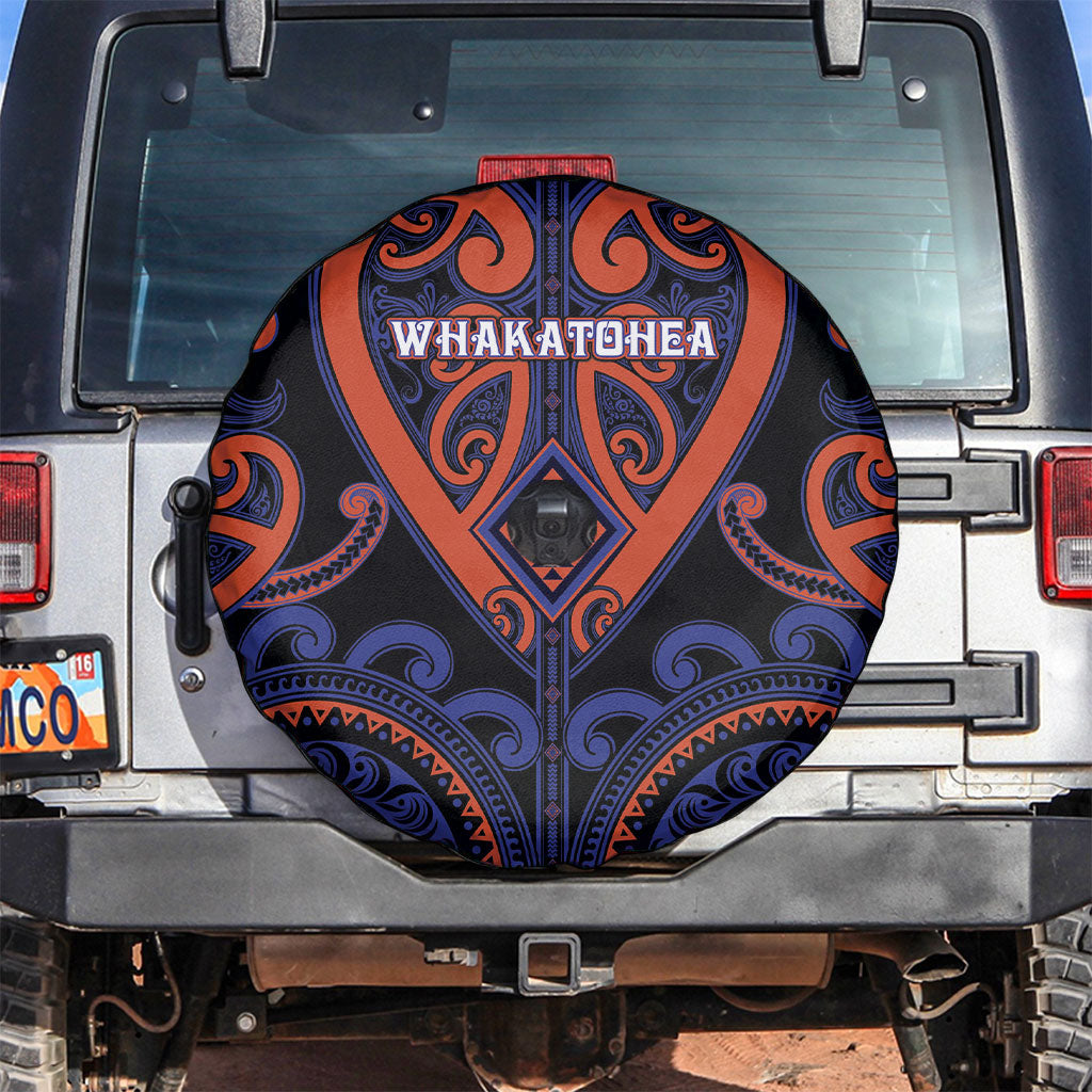 Aotearoa Whakatohea Spare Tire Cover Maori Tribal Pattern