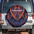 Aotearoa Whakatohea Spare Tire Cover Maori Tribal Pattern