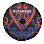 Aotearoa Whakatohea Spare Tire Cover Maori Tribal Pattern