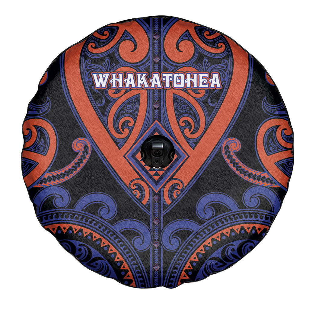 Aotearoa Whakatohea Spare Tire Cover Maori Tribal Pattern