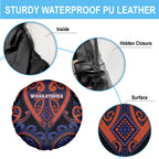 Aotearoa Whakatohea Spare Tire Cover Maori Tribal Pattern