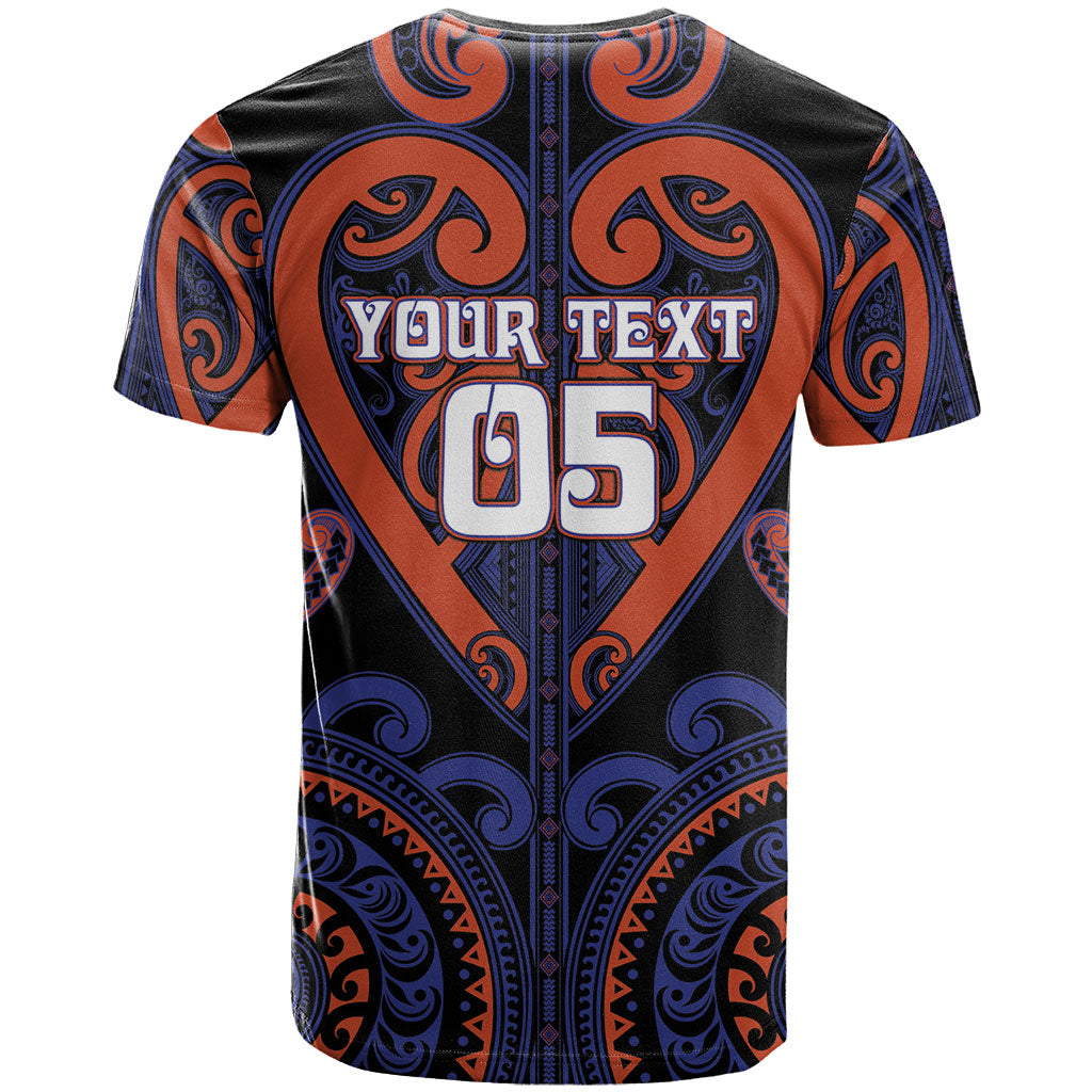 Custom Aotearoa Whakatohea T Shirt Maori Tribal Pattern
