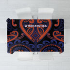 Aotearoa Whakatohea Tablecloth Maori Tribal Pattern