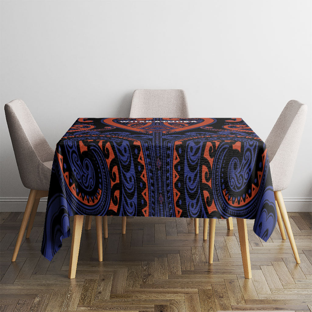 Aotearoa Whakatohea Tablecloth Maori Tribal Pattern