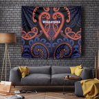 Aotearoa Whakatohea Tapestry Maori Tribal Pattern