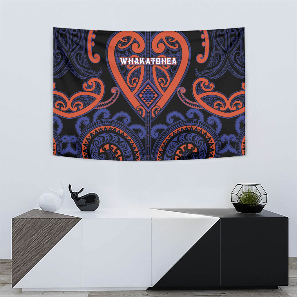 Aotearoa Whakatohea Tapestry Maori Tribal Pattern