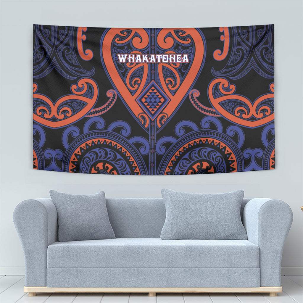 Aotearoa Whakatohea Tapestry Maori Tribal Pattern