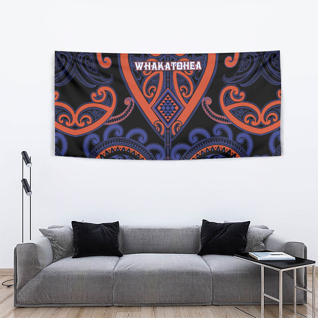 Aotearoa Whakatohea Tapestry Maori Tribal Pattern
