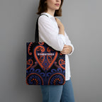 Aotearoa Whakatohea Tote Bag Maori Tribal Pattern