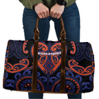 Aotearoa Whakatohea Travel Bag Maori Tribal Pattern