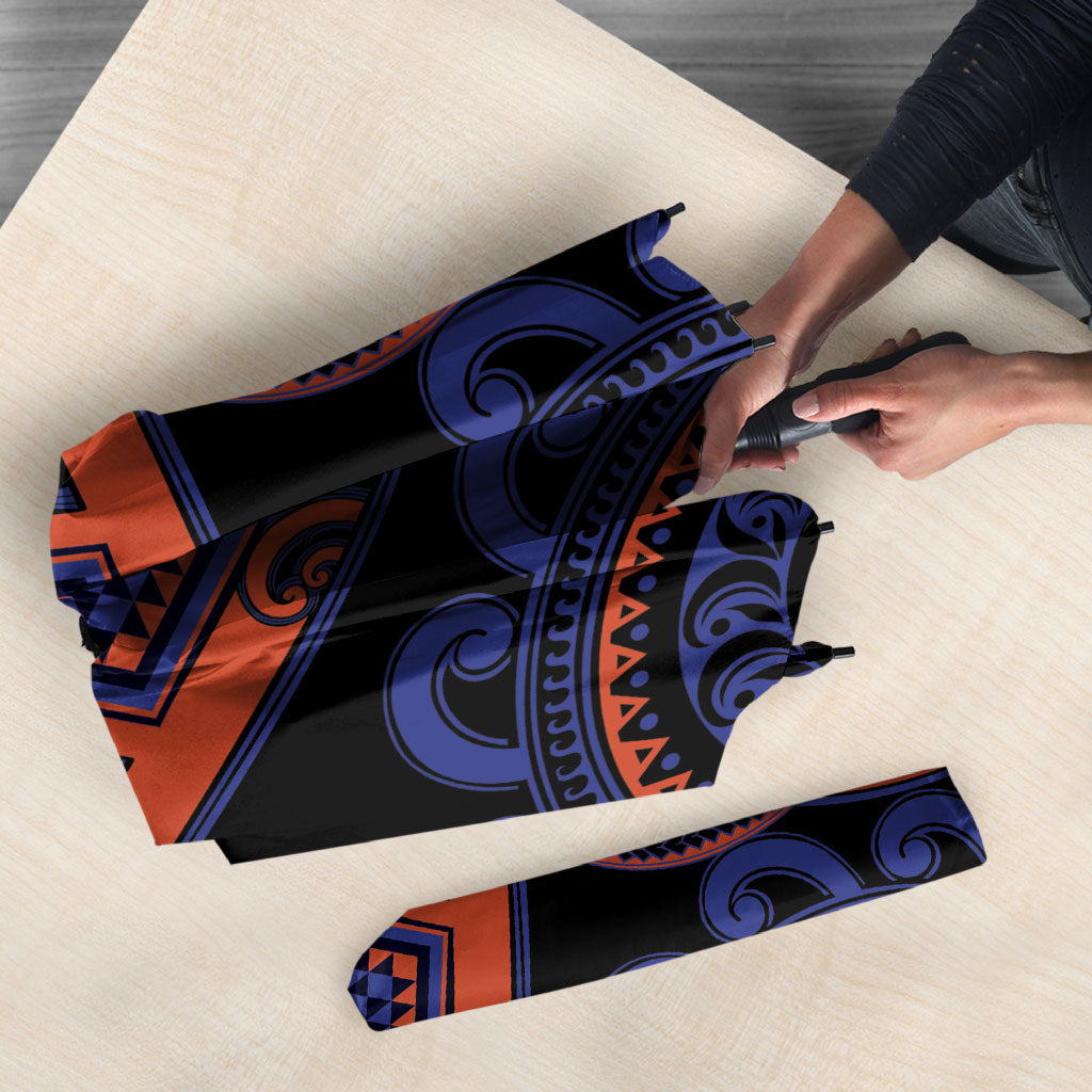 Aotearoa Whakatohea Umbrella Maori Tribal Pattern