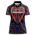 Custom Aotearoa Whakatohea Women Polo Shirt Maori Tribal Pattern