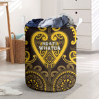 Aotearoa Ngati Whatua Laundry Basket Maori Tribal Pattern