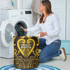 Aotearoa Ngati Whatua Laundry Basket Maori Tribal Pattern