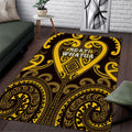 Aotearoa Ngati Whatua Area Rug Maori Tribal Pattern