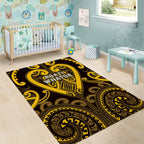 Aotearoa Ngati Whatua Area Rug Maori Tribal Pattern
