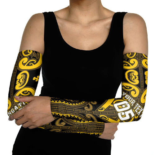 Custom Aotearoa Ngati Whatua Arm Sleeves Maori Tribal Pattern