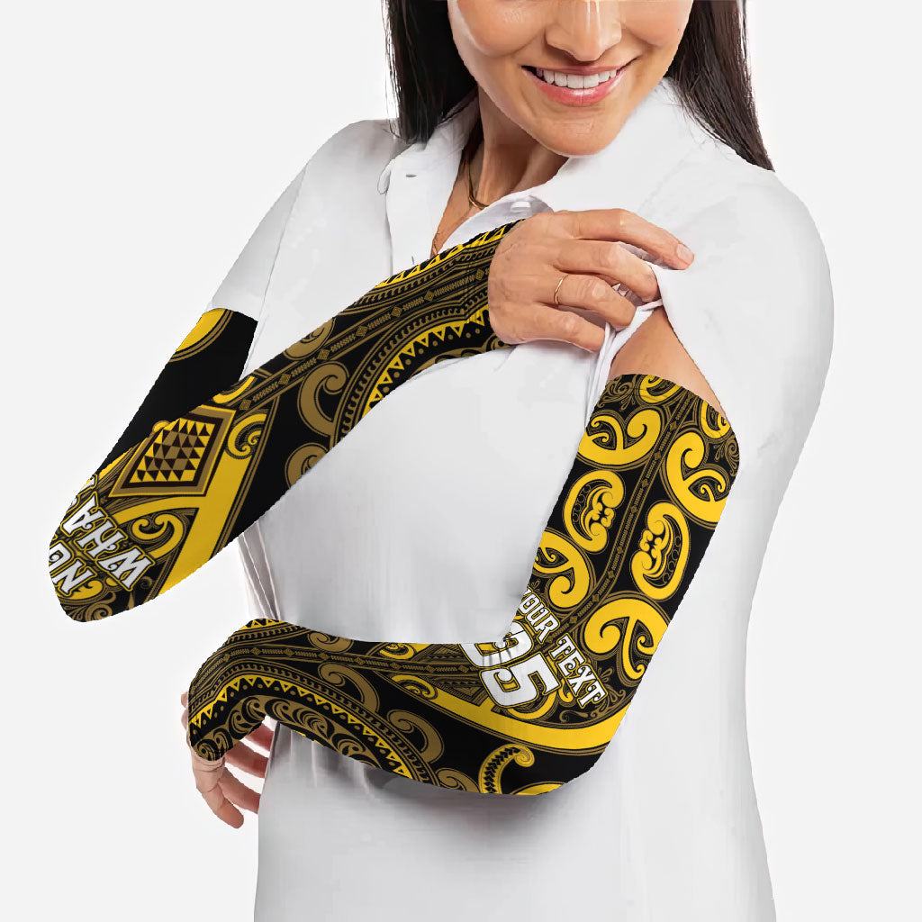 Custom Aotearoa Ngati Whatua Arm Sleeves Maori Tribal Pattern
