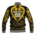 Custom Aotearoa Ngati Whatua Baseball Jacket Maori Tribal Pattern